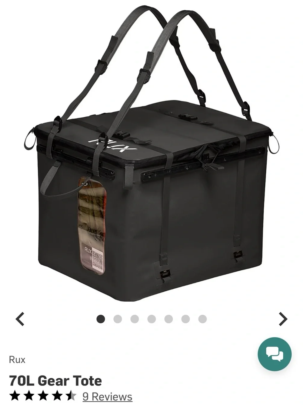 Rux 70L Gear Box (tri fold lid)